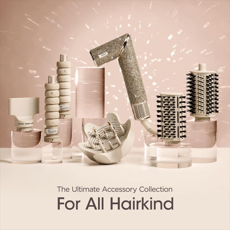 (BUY 1 GET 2 FREE) Champagne Diamond 5-in-1 Air Styler + FREE Hairstyles Guide